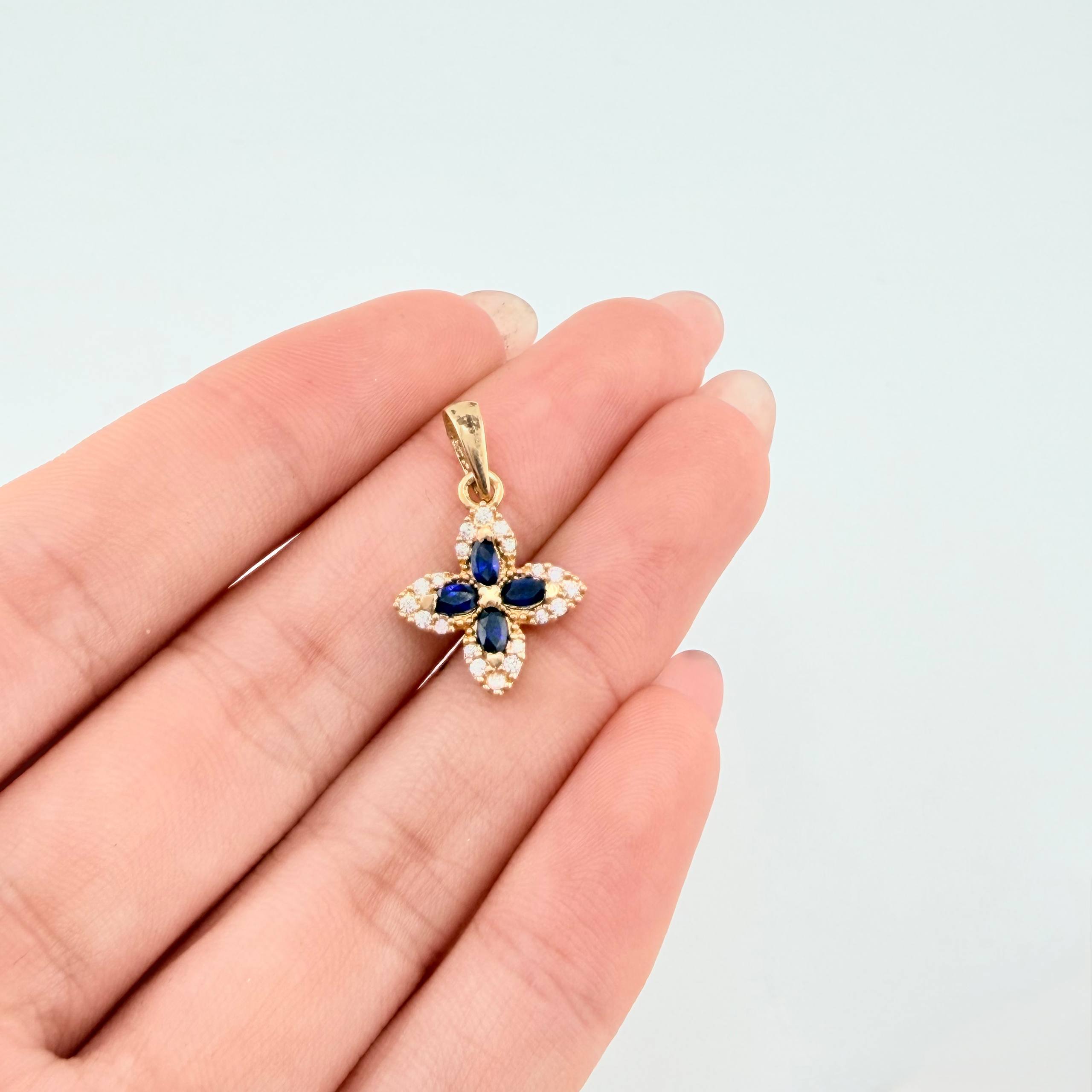 Dije Flor 1.7gr / 2cm / Oro Amarillo 18K