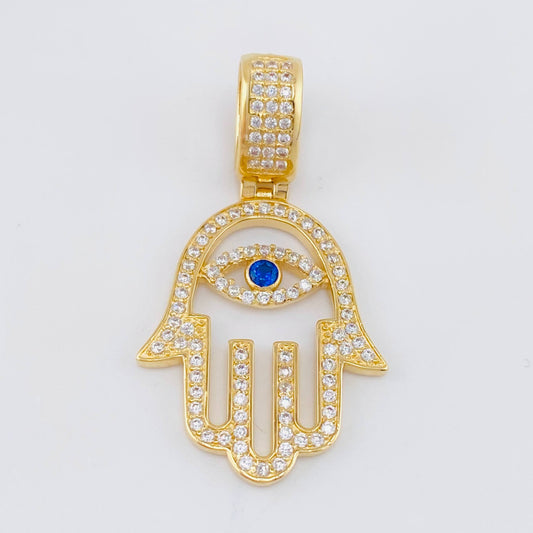 Dije Mano Hamsa 5.15gr / 4cm / Oro Amarillo 18K ©