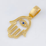 Dije Mano Hamsa 5.15gr / 4cm / Oro Amarillo 18K ©