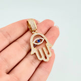 Dije Mano Hamsa 5.15gr / 4cm / Oro Amarillo 18K ©