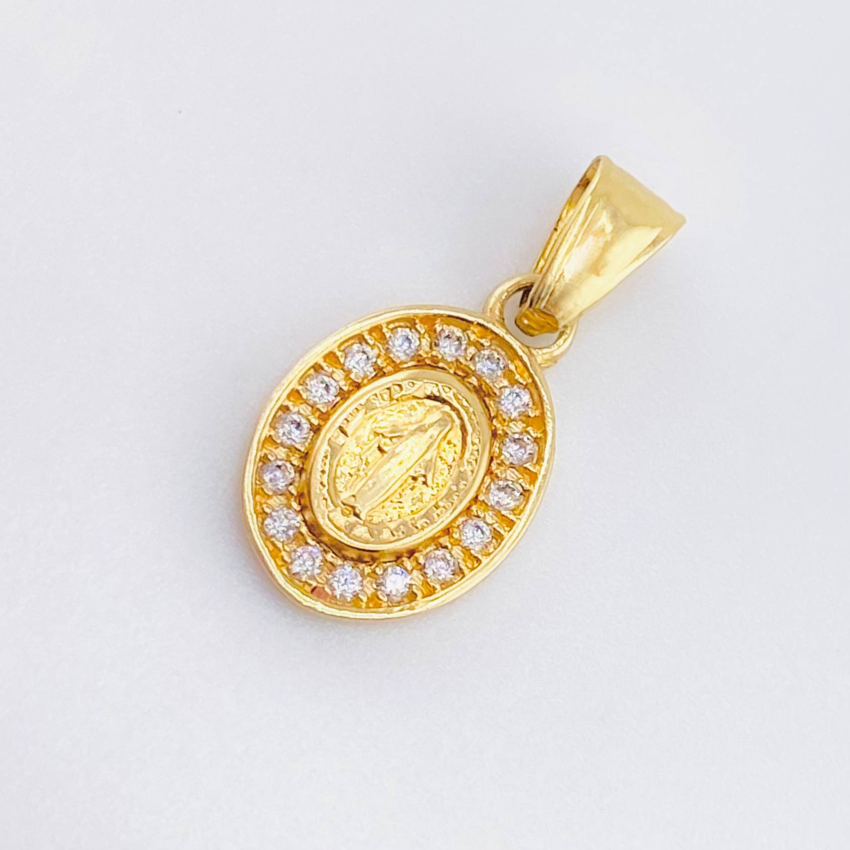 Dije Virgen Milagrosa 0.75gr / 1.5cm / Oro Amarillo 18K ©