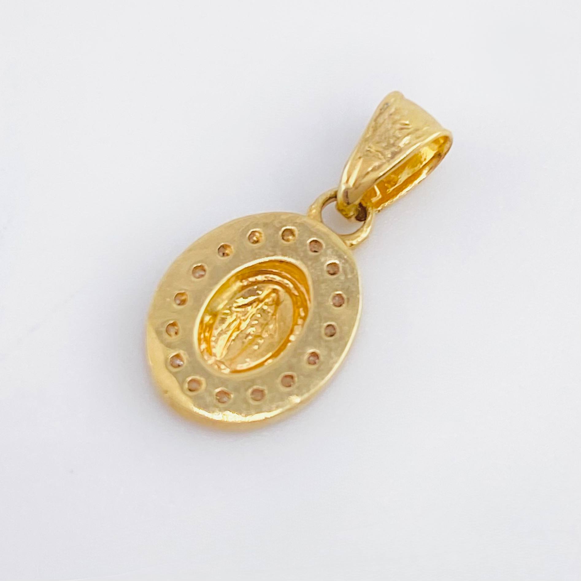 Dije Virgen Milagrosa 0.75gr / 1.5cm / Oro Amarillo 18K ©
