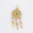 Dije Atrapa Sueños 2.4gr / 3.5cm / Oro Amarillo 18K ©