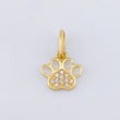 Dije Huella 0.7gr / 1.5cm / Oro Amarillo 18K ©