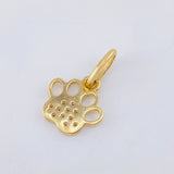 Dije Huella 0.7gr / 1.5cm / Oro Amarillo 18K ©