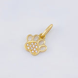 Dije Huella 0.7gr / 1.5cm / Oro Amarillo 18K ©