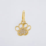 Dije Huella 0.7gr / 1.5cm / Oro Amarillo 18K ©
