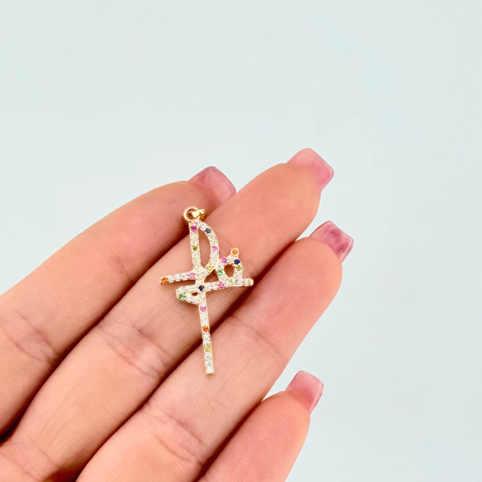 Dije Fe 1.45gr / 3.5cm / Oro Amarillo 18K *