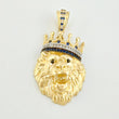 Dije Leon Corona 9.65gr / 4cm / Oro Amarillo 18K *