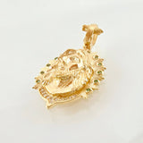 Dije Jesus Aureola Rayada 4gr / 3cm / Oro Amarillo 18K *