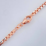 Cadena Veneciana 31.95gr / 70cm / Dos Oros Blanco Rosa +3 18K &