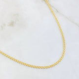 Cadena China 7.6gr / 60cm / Oro Amarillo +1 18K *