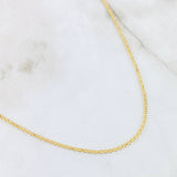 Cadena China 3.3gr / 50cm / Oro Amarillo +1 18K *