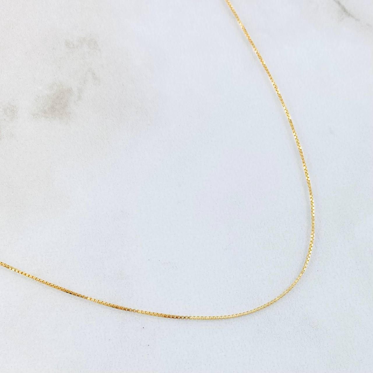 Cadena Veneciana 0.95gr / 45cm / Oro Amarillo +3 18K *