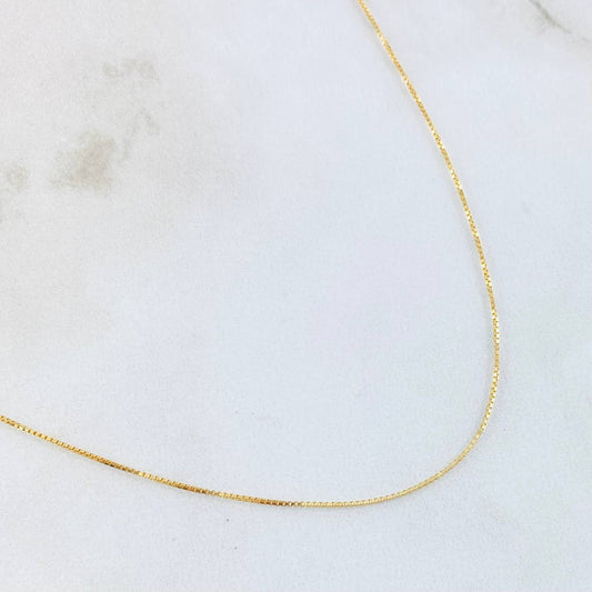 Cadena Veneciana 0.95gr / 45cm / Oro Amarillo +3 18K *