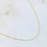 Cadena Veneciana 0.95gr / 45cm / Oro Amarillo +3 18K *