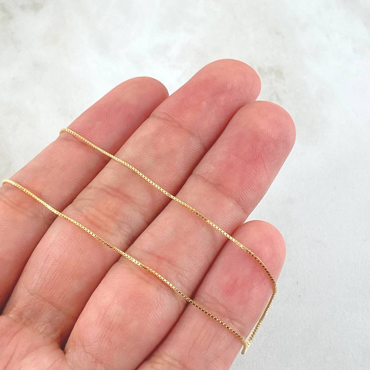 Cadena Veneciana 0.95gr / 45cm / Oro Amarillo +3 18K *