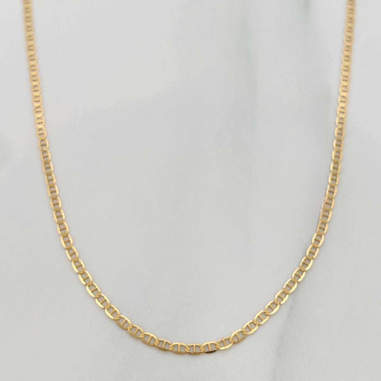 Cadena Escalera 1.3 g / 50.3 cm / 1 mm Oro Amarillo 18K