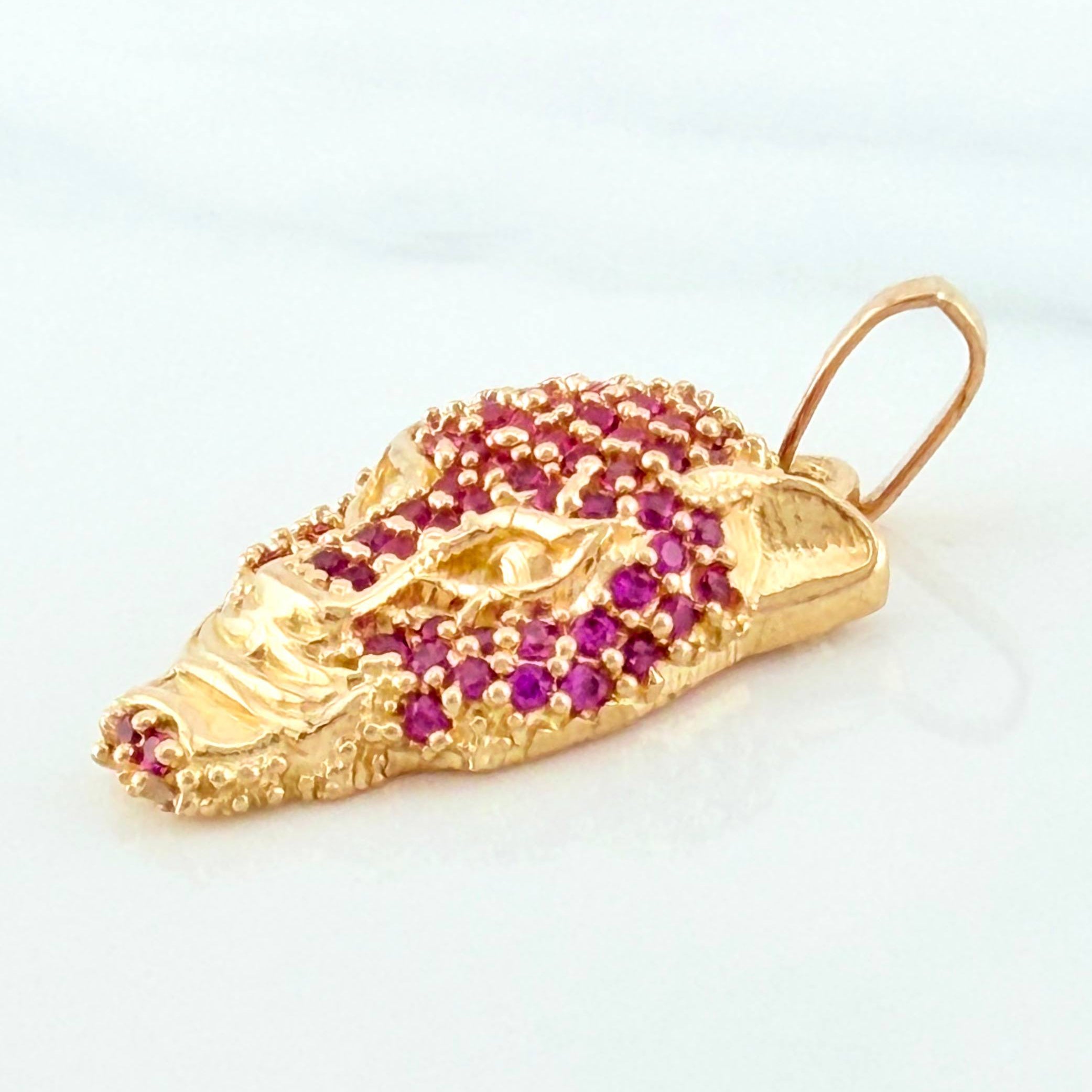 Dije Rostro Pantera 2.95 g / 2.4 cm Oro Amarillo 18K