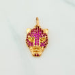 Dije Rostro Pantera 2.95 g / 2.4 cm Oro Amarillo 18K