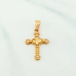 Dije Cruz Trebol 1.85 g / 3 cm Oro Amarillo 18K