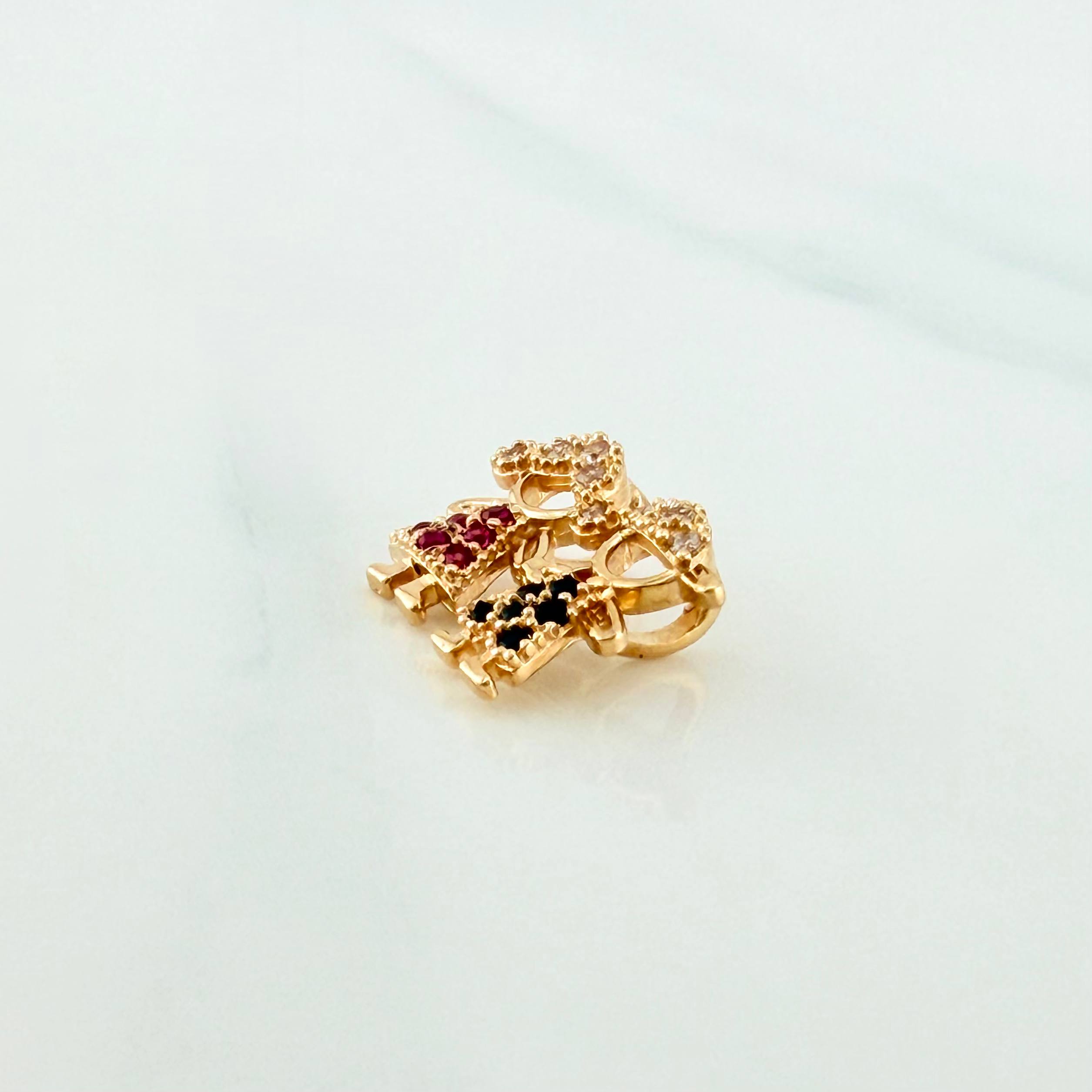 Dije Silueta Niños 1 g / 1 cm Oro Amarillo 18K