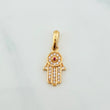 Dije Mano Hamsa 1.2 g / 2.1 cm Oro Amarillo 18K