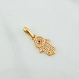 Dije Mano Hamsa 1.2 g / 2.1 cm Oro Amarillo 18K
