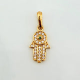 Dije Mano Hamsa 1.15 g / 2.1 cm Oro Amarillo 18K