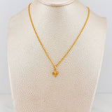 Set Cadena Lazo + Dije Libelula / 1,2 gr / 45 cm Oro Amarillo 18K