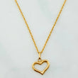 Set Cadena Lazo + Dije Silueta Corazon / 1,45 gr / 50 cm Oro Amarillo 18K