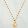 Set Cadena Lazo + Dije Virgen De Guadalupe / 1,3 gr / 44 cm Oro Amarillo 18K