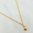 Set Cadena Lazo + Dije Corazon / 1,3 gr / 45 cm Oro Amarillo 18K