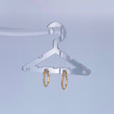 Candongas Clau 0.7gr / 1.5cm / Oro Amarillo 18K &