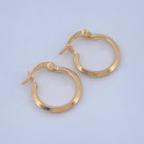 Candongas Clau 0.7gr / 1.5cm / Oro Amarillo 18K &