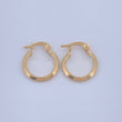 Candongas Clau 0.7gr / 1.5cm / Oro Amarillo 18K &