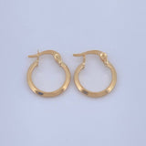 Candongas Clau 0.7gr / 1.5cm / Oro Amarillo 18K &