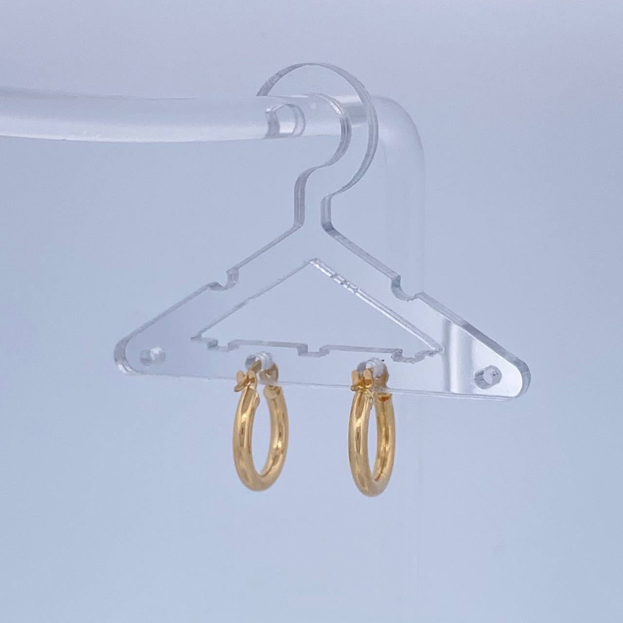 Candongas Jass 1.4gr / 1.7cm / Lisas Oro Amarillo &