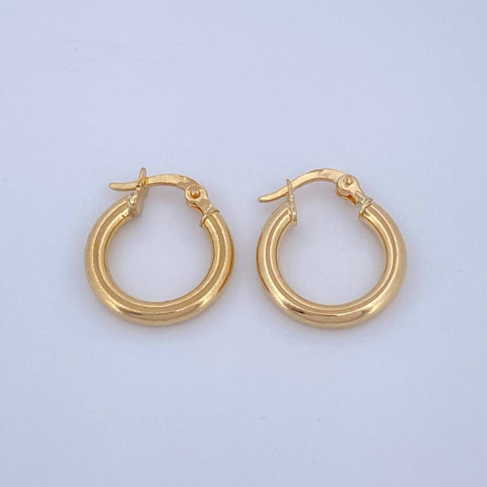 Candongas Jass 1.4gr / 1.7cm / Lisas Oro Amarillo &