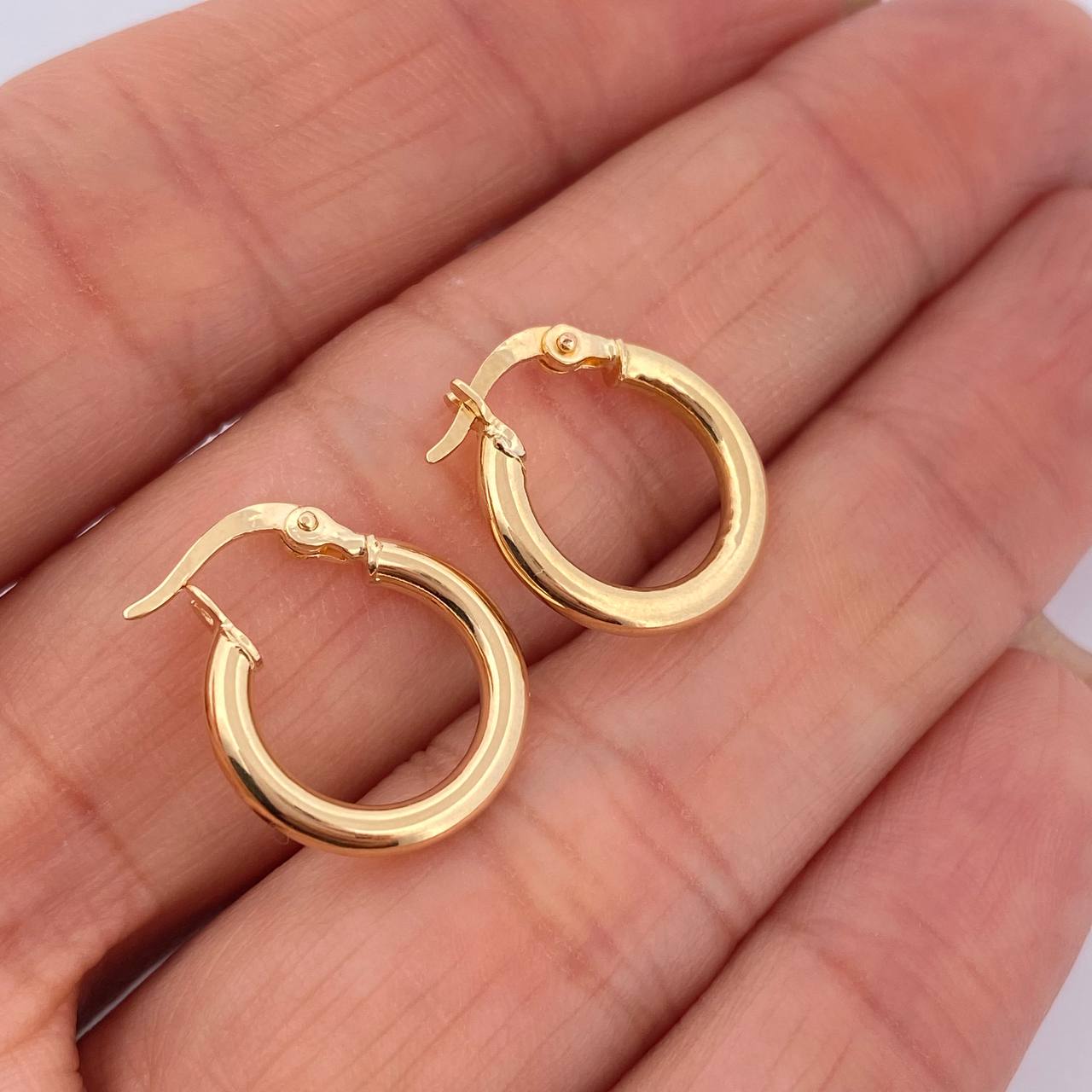 Candongas Jass 1.4gr / 1.7cm / Lisas Oro Amarillo &