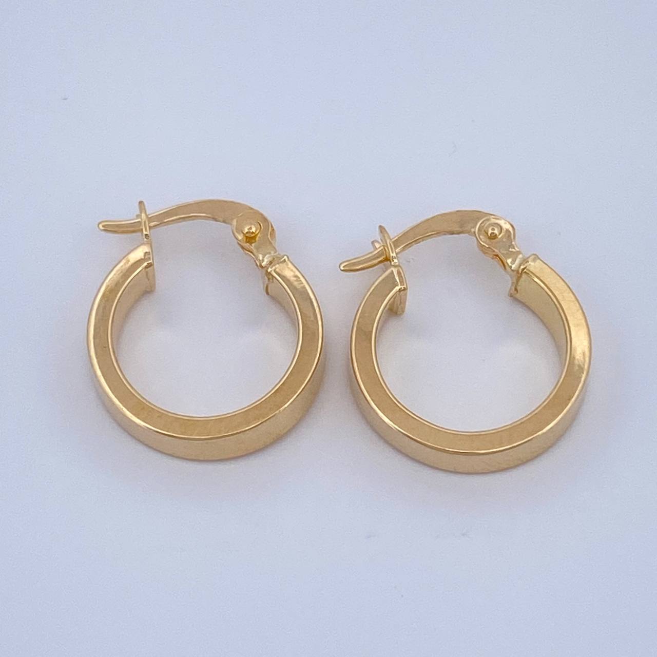 Candongas Diani 1.3gr / 1.5cm / Lisas Oro Amarillo &