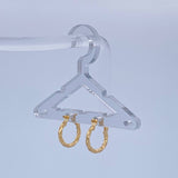 Candongas Kari 0.75gr / 1.4cm / Oro Amarillo 18K &