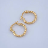 Candongas Kari 0.75gr / 1.4cm / Oro Amarillo 18K &
