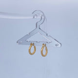 Candongas Ivy 0.95gr / 1.2cm / Oro Amarillo 18K &
