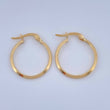 Candongas Clau 1gr / 2.2cm / Oro Amarillo 18K &