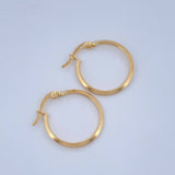Candongas Clau 1gr / 2.2cm / Oro Amarillo 18K &