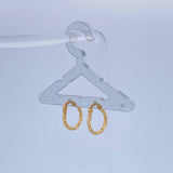 Candongas Kari 0.8gr / 1.5cm / Oro Amarillo 18K &