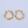 Candongas Kari 0.8gr / 1.5cm / Oro Amarillo 18K &