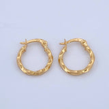 Candongas Kari 0.8gr / 1.5cm / Oro Amarillo 18K &