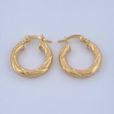 Candongas Ivy 1.6gr / 1.8cm / Oro Amarillo 18K &